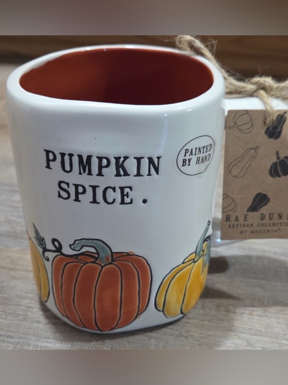 Rae Dunn NWT Pumpkin Spice Mug